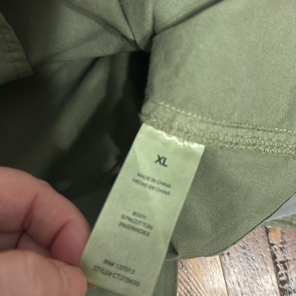 Wildfox Truman Jacket Olive Green Military light distressing embroidery size XL - Picture 8 of 11